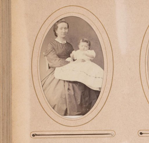 Portrait of a mother with child