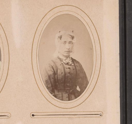 Portrait of a woman with cap