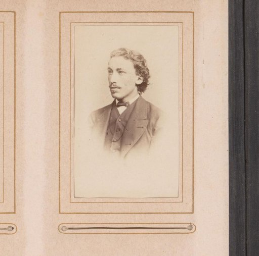 Portrait of a man with moustache
