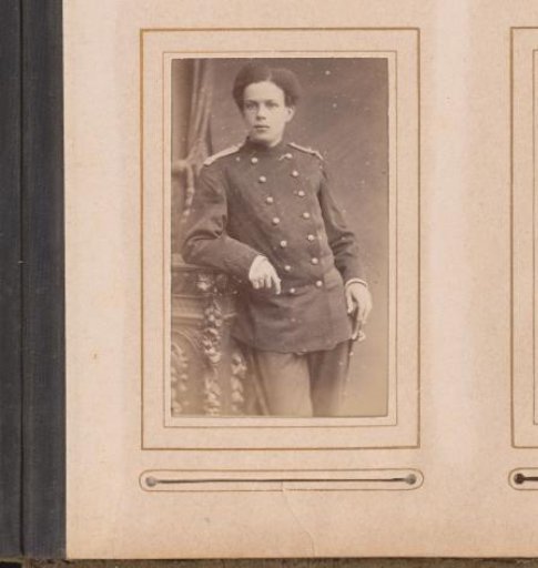 Portrait of a Young Man in Uniform