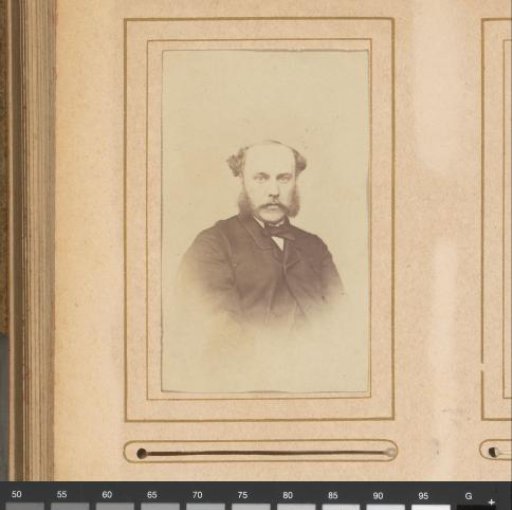 Portrait of a Man with a Mustache and Sideburns