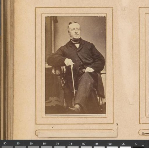 Portrait of a Seated Man with a Walking Stick