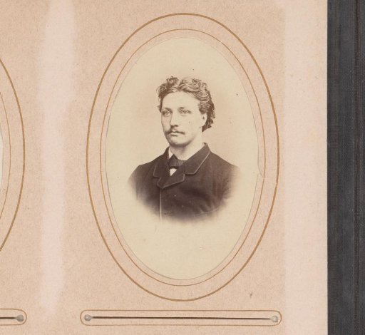 Portrait of a man with a mustache