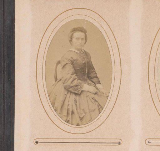 Portrait of a seated woman
