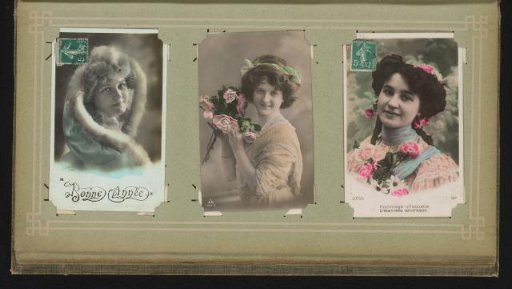Three portraits of women