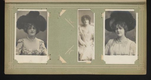 Three portraits of Marie Studholme