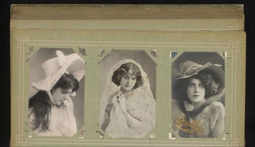Three portraits of women