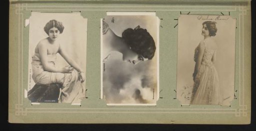 Three portraits of Lina Cavalieri