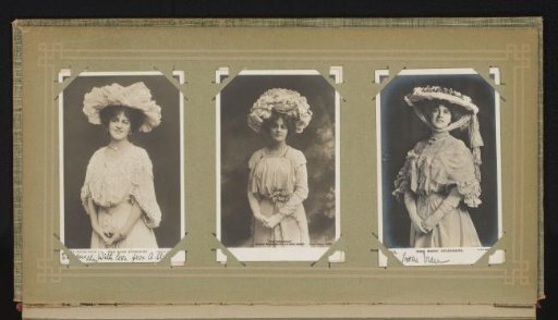 Three portraits of Marie Studholme