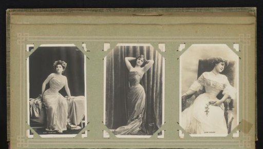 Portraits of Lucy Berthet, Gilda Darthy and Jane Heller