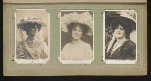 Three portraits of Marie Studholme
