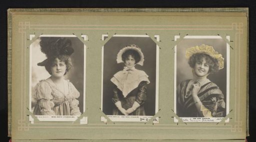 Three portraits of Marie Studholme