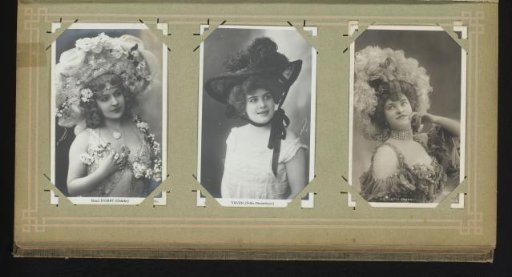 Portraits of Maud d'Orby, Marcelle Yrven and Kitty Tranney