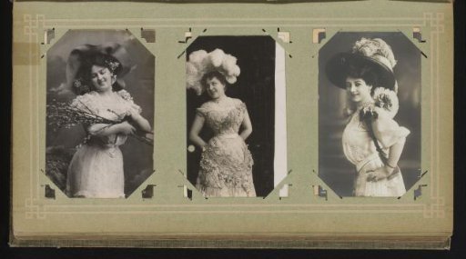Three portraits of women