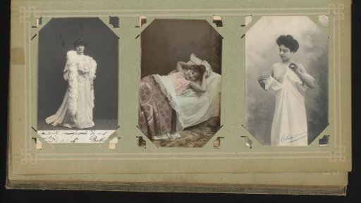 Three portraits of women