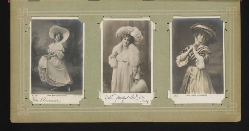 Three portraits of Marie Studholme