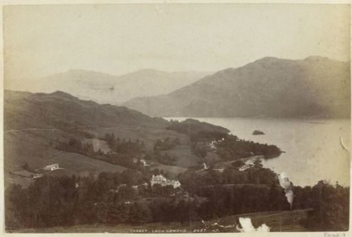 View of Tarbet and Loch Lomond in Scotland