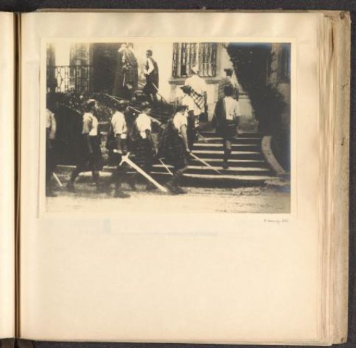 Pupils of Schule Schloss Salem during a dramatic performance