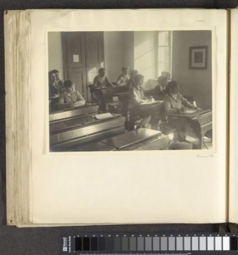 Young pupils sitting in a classroom in Hermannsberg, a branch of Schule Schloss Salem