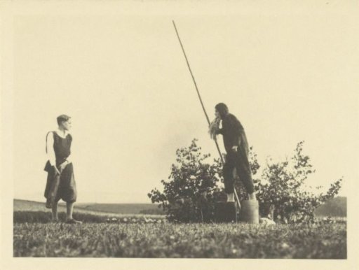 Young pupils of Hermannsberg, a branch of Schule Schloss Salem, during an outdoor performance