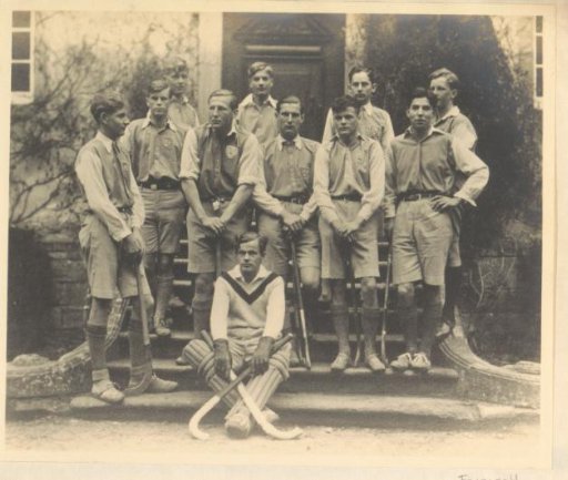 Group Portrait of the Hockey Players of Schule Schloss Salem