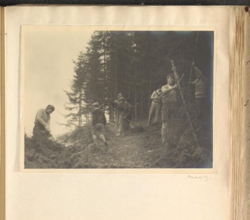 Pupils of Schule Schloss Salem Assisting a Forester