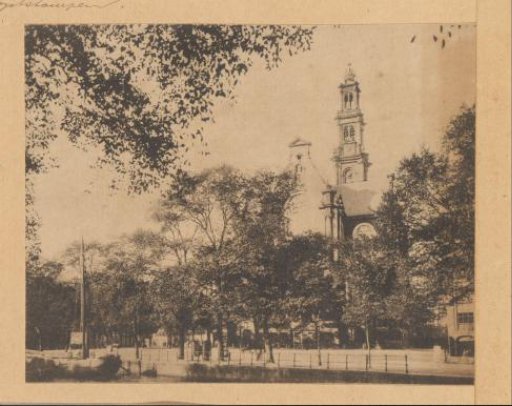View of the Westerkerk in Amsterdam