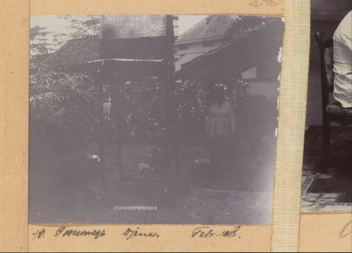 Woman in a garden in Purworejo