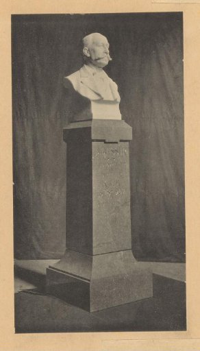 Bust of Johannes Wouter Visser, co-founder and director of the School for Engineers in Amsterdam