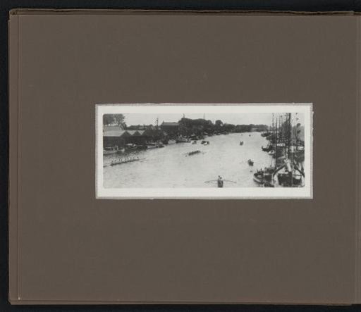 View of the race course during the Varsity
