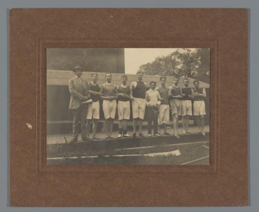 The Young Eight after the Varsity of 1915