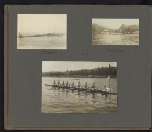 Three Photos of the Eight in Action during the Royal and the Hollandia