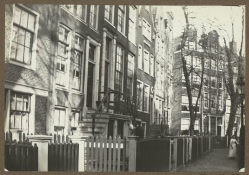 Houses on the Begijnhof in Amsterdam