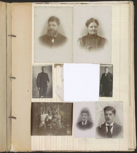 Portraits of unknown persons