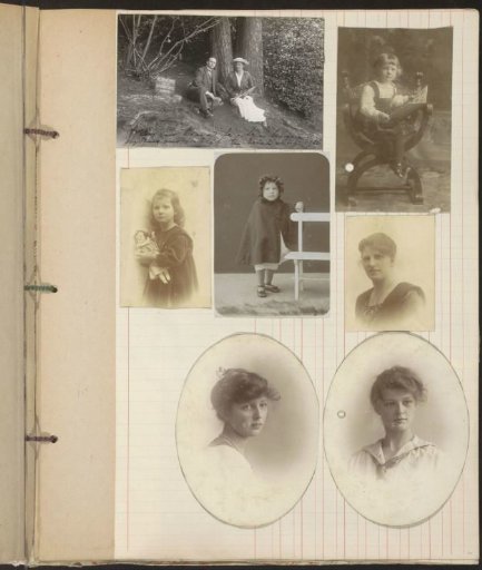 Portraits of unknown persons