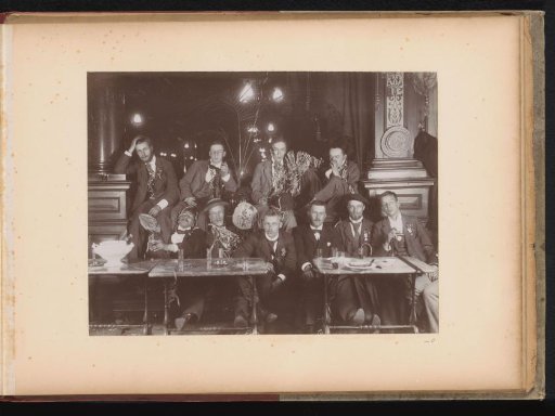 Group portrait of members of the Amsterdam Student Corps