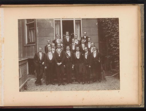 Group portrait of members of the Amsterdam Student Corps