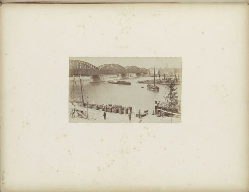 Willem's Railway Bridge over the Nieuwe Maas in Rotterdam