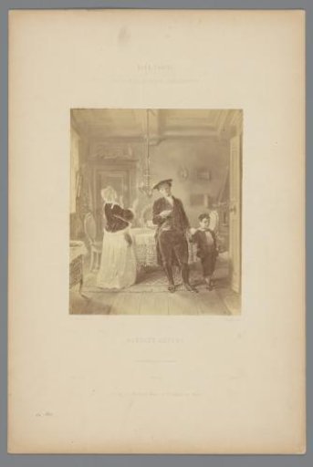 Photographic reproduction of Sabbath-Start by Moritz Daniel Oppenheim