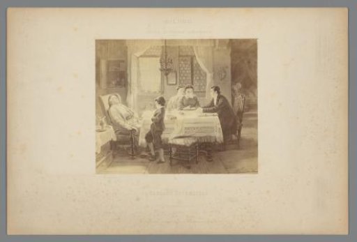Photographic reproduction of Sabbath-Afternoon by Moritz Daniel Oppenheim