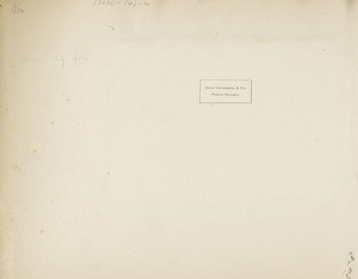 Page from a photo album of the General Association of Rubber Planters on the East Coast of Sumatra (A.V.R.O.S.), mentioning the printer and photographer
