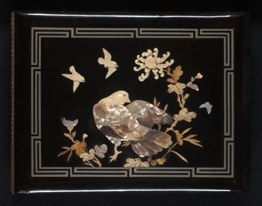 Japanese Lacquer Album with 72 Postcards