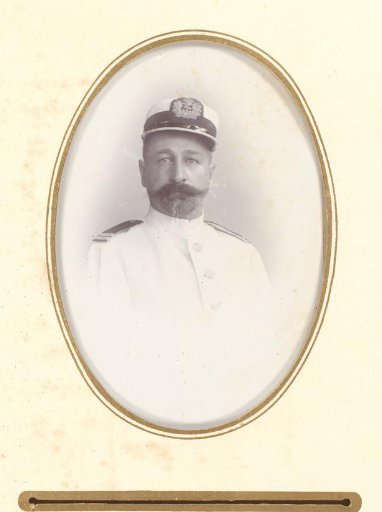 Portrait of a soldier with a kepi