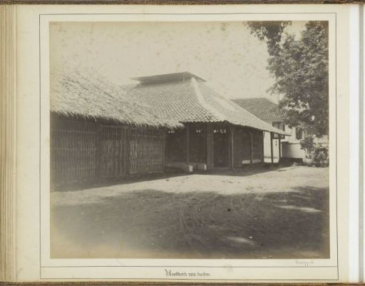 Exterior of the emergency church in Batavia