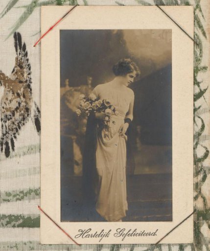 Portrait of a Woman with Flowers