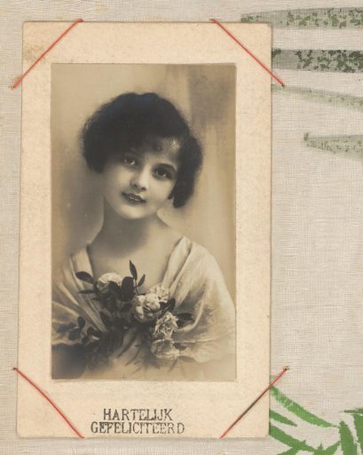 Portrait of a Woman with Flowers