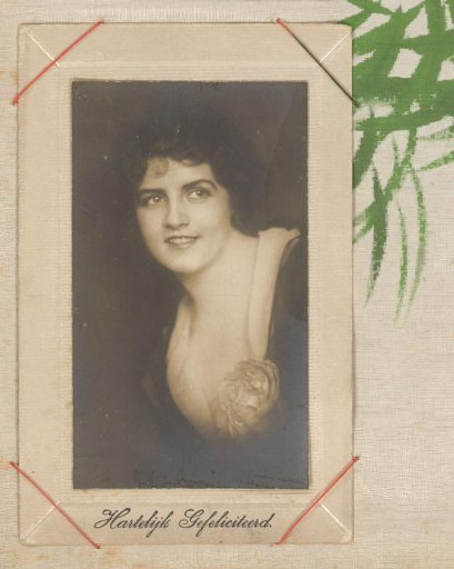 Portrait of a Woman with a Flower