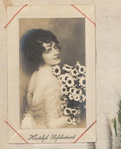 Portrait of a Woman with Flowers
