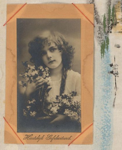 Portrait of a Woman with Flowers