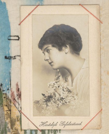 Portrait of a Woman with Flowers